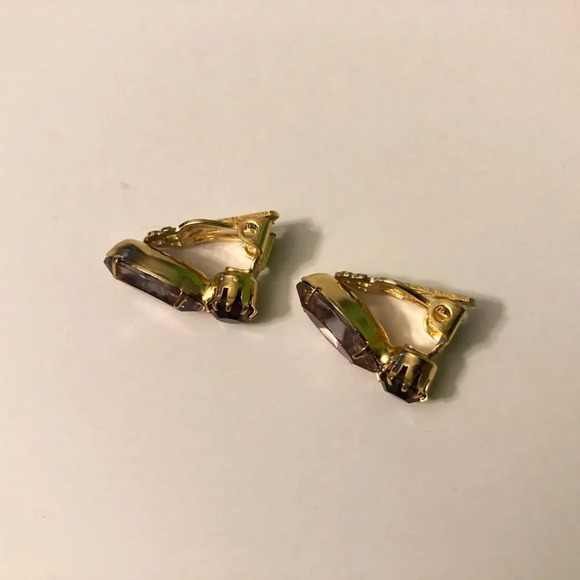 Lot of  2 Clip On Earrings Pearl Style Costume Jewelry - Picture 9 of 12